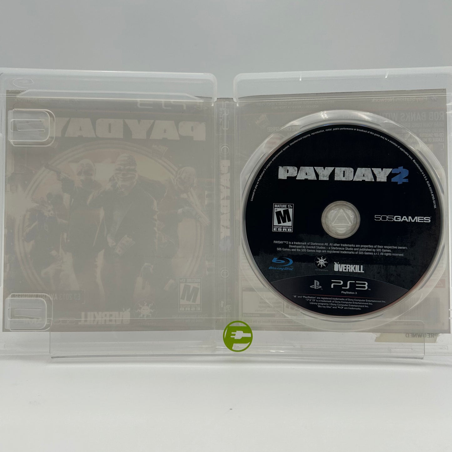 Payday 2 (Sony PlayStation 3 PS3, 2013)