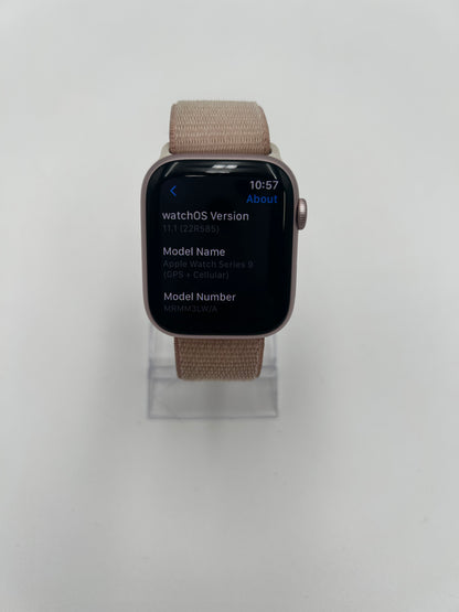 Apple Watch Series 9 45MM Aluminum MRMM3LW/A GPS+Cellular