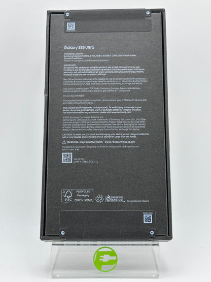 New Unlocked Samsung Galaxy S25 Ultra 512GB SM-S938U1 Black