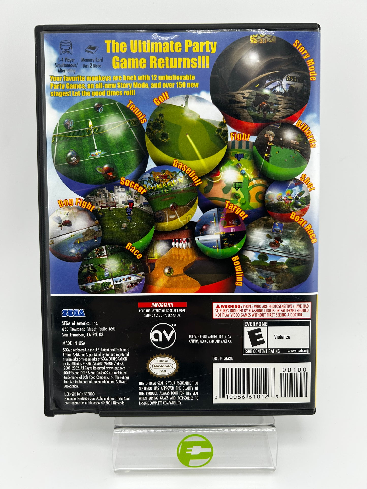 Super Monkey Ball 2 (Nintendo GameCube, 2002)