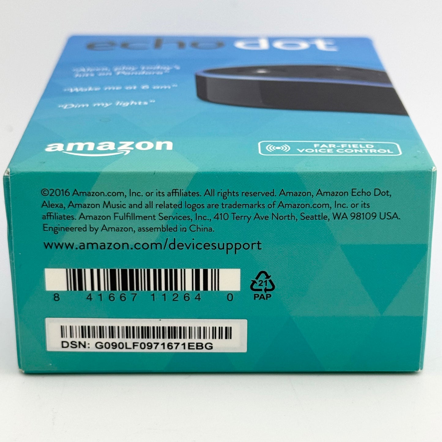 Amazon Echo Dot 2nd Generation Smart Speaker Alexa Voice Control Black