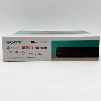 Sony BDP-BX370 1080p Streaming Blu-ray DVD Player