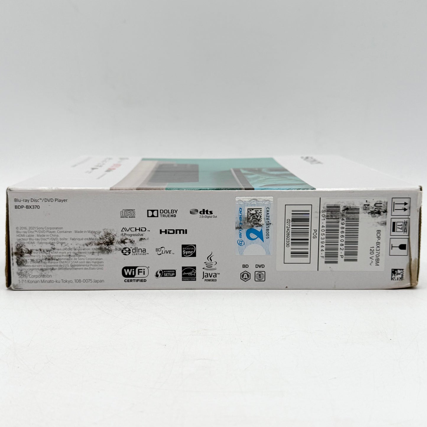 Sony BDP-BX370 1080p Streaming Blu-ray DVD Player