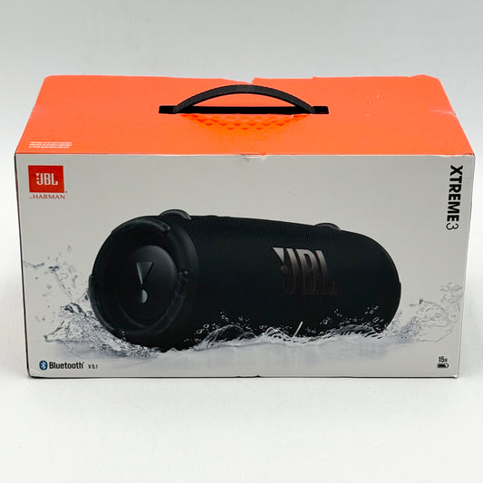 New JBL Xtreme 3 Portable Wireless Bluetooth Speaker Black JBLXTREME3BLKAM