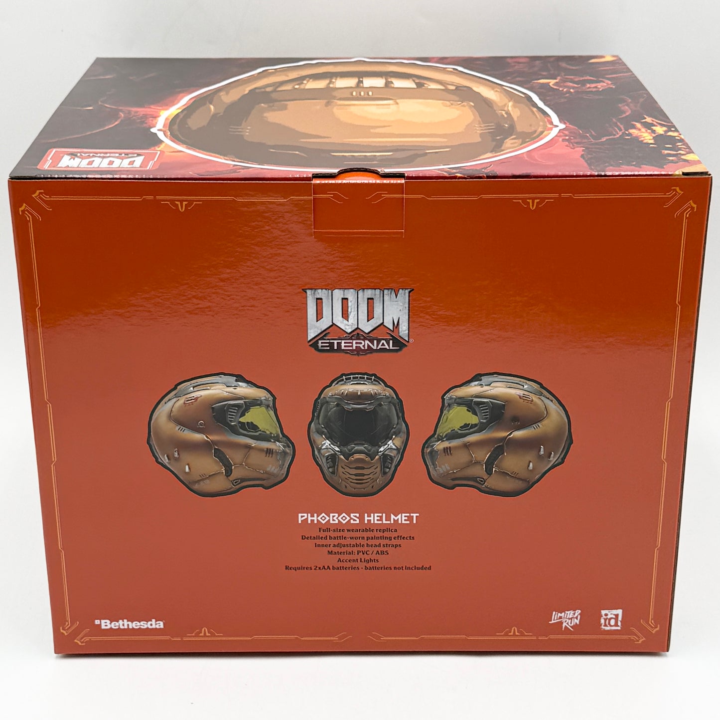 New Bethesda DOOM ETERNAL PHOBOS HELMET Full-size Wearable Replica