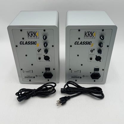 KRK Classic 5 Powered Monitor  Silver CL5G3SB Pair