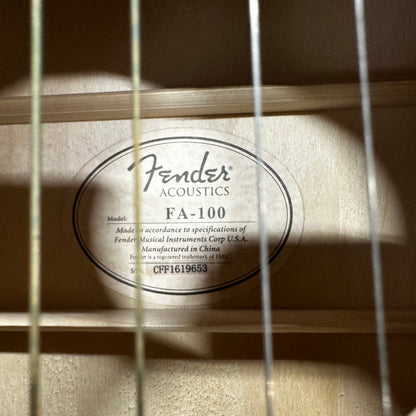 Fender FA-100 Acoustic Guitar