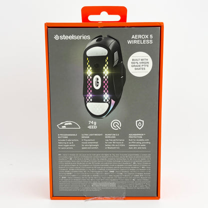 SteelSeries Aerox 5 Wireless RGB Optical Gaming Mouse 62406