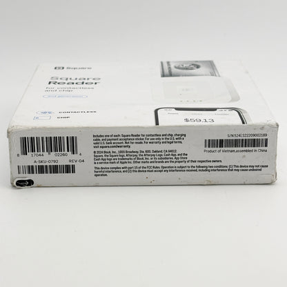Square Reader for Contactless and Chip (2nd Generation) A-SKU-0792