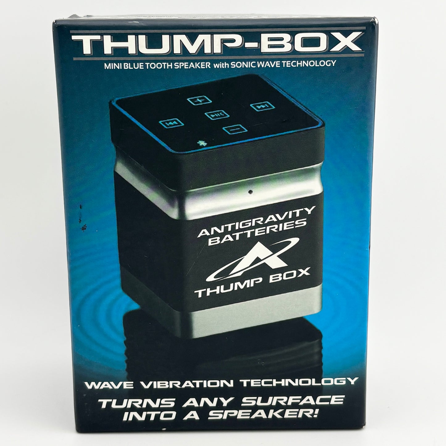 Thump-BoX Bluetooth Speaker with Sonic Wave Technology Black AG-TB-01
