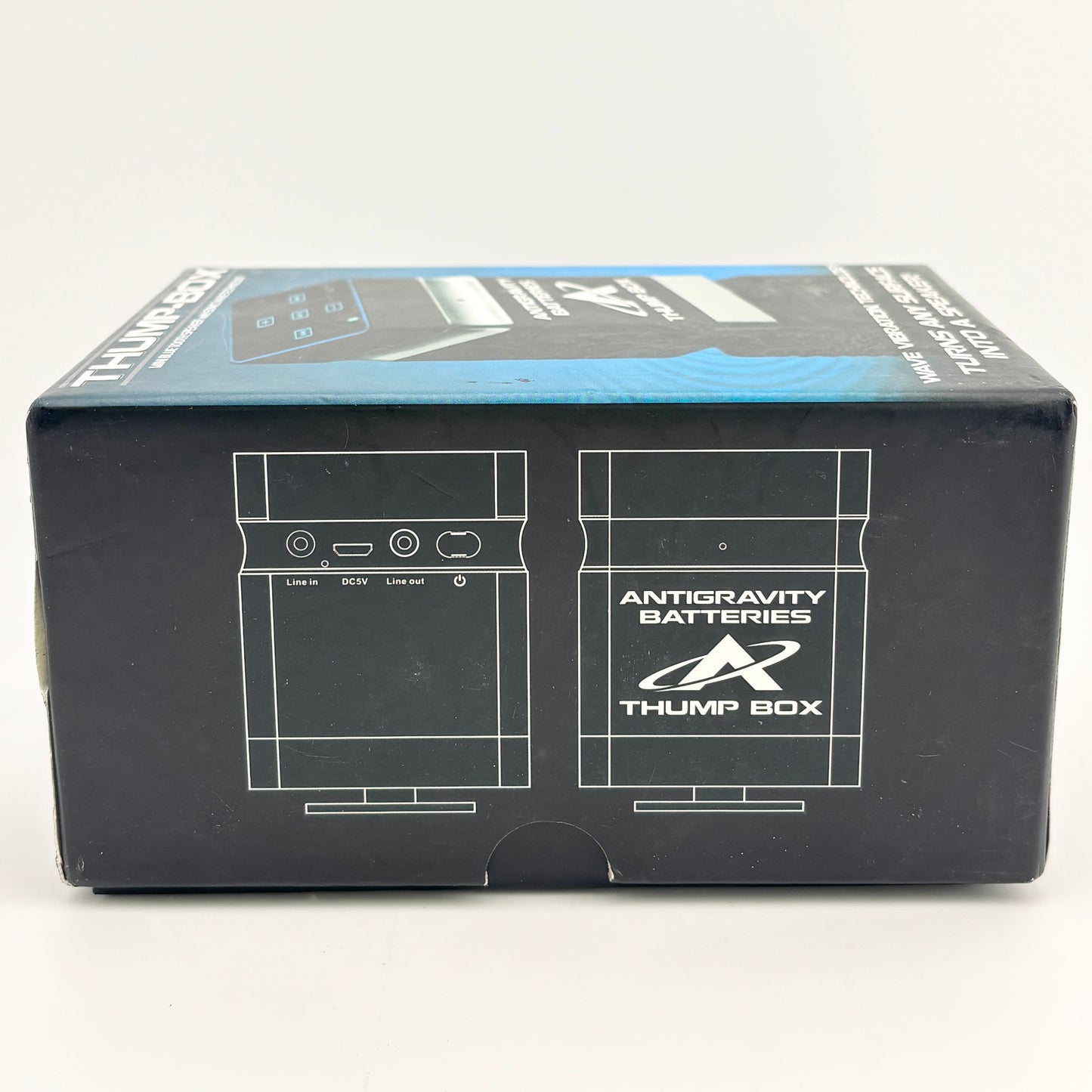 Thump-BoX Bluetooth Speaker with Sonic Wave Technology Black AG-TB-01