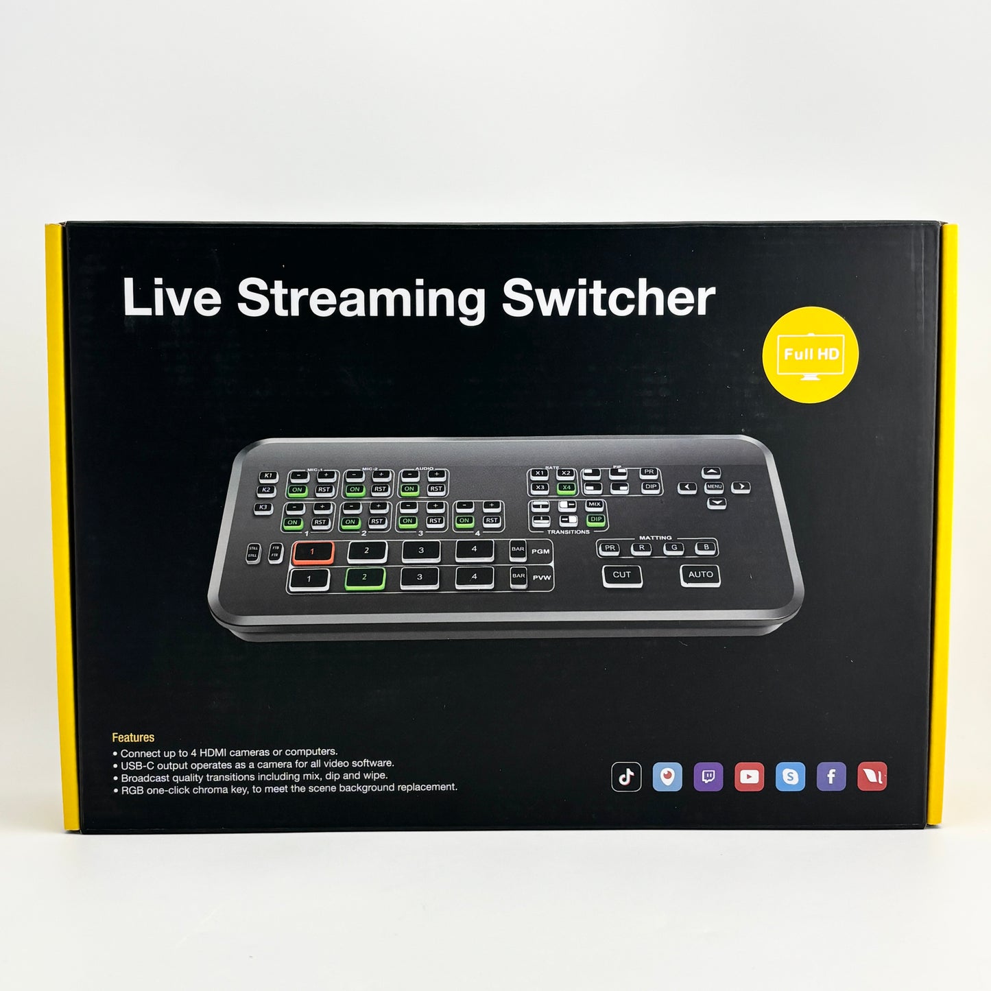 Osetub Video Mixer Live Streaming Switcher B0BZGK2CFK