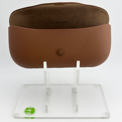 Ray-Ban Meta Wayfarer AI Smart Glasses Matte Black with clear lenses