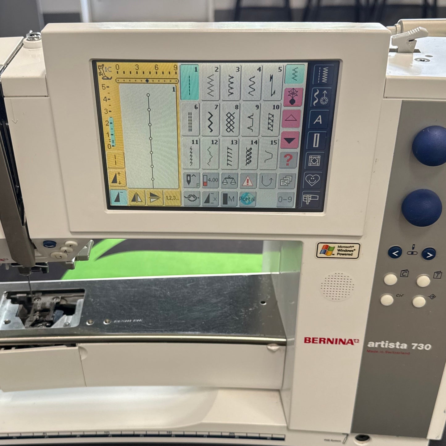 Bernina Artista 730E Sewing and Embroidery Machine Tested Working W Foot Pedal