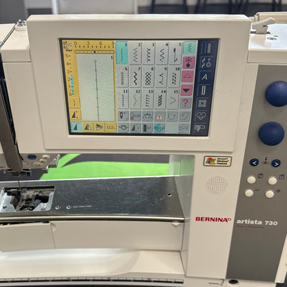 Bernina Artista 730E Sewing and Embroidery Machine Tested Working W Foot Pedal