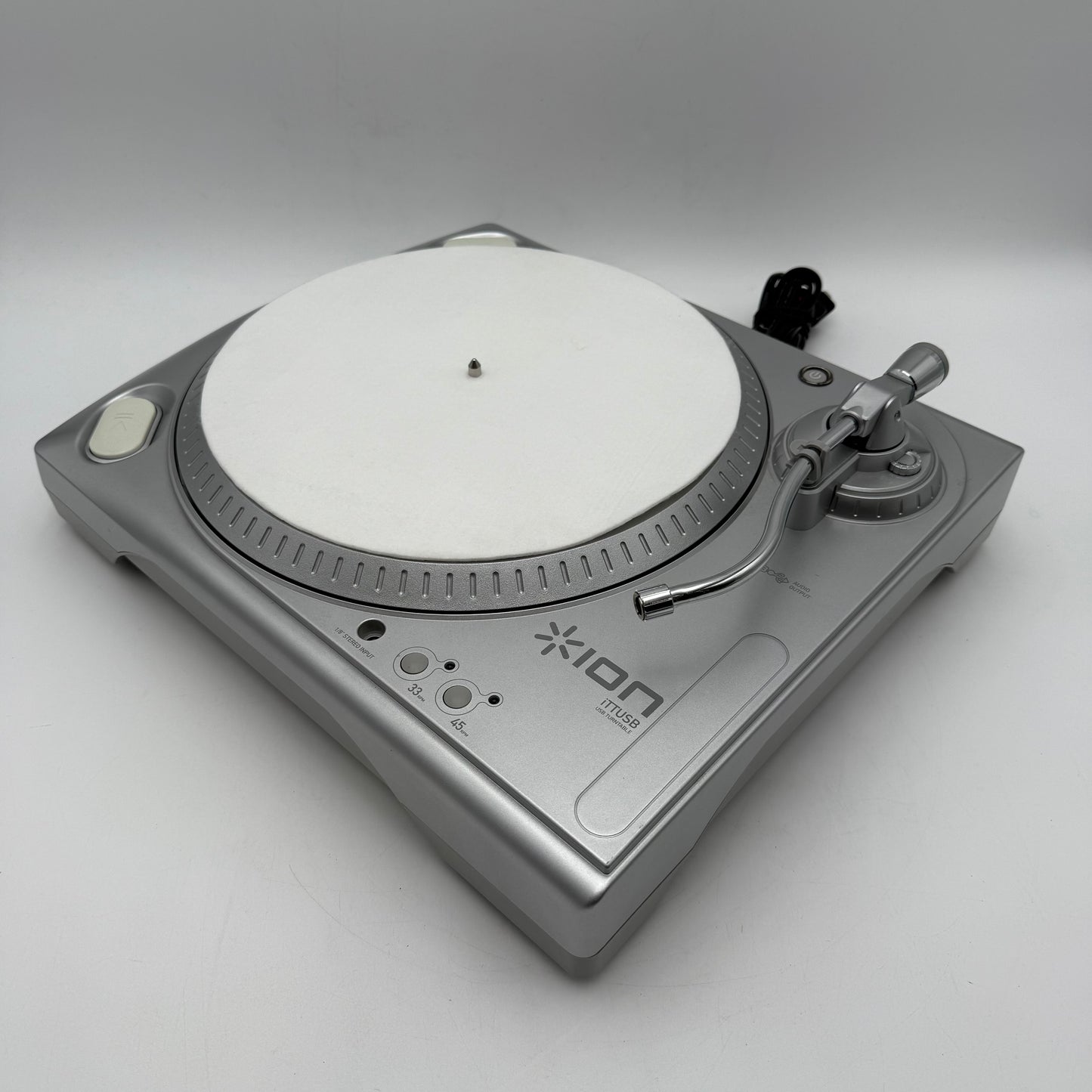 ION USB Turntable, 33 45 RPM Phono - Line Level - USB  Vinyl Archiver Digitizer