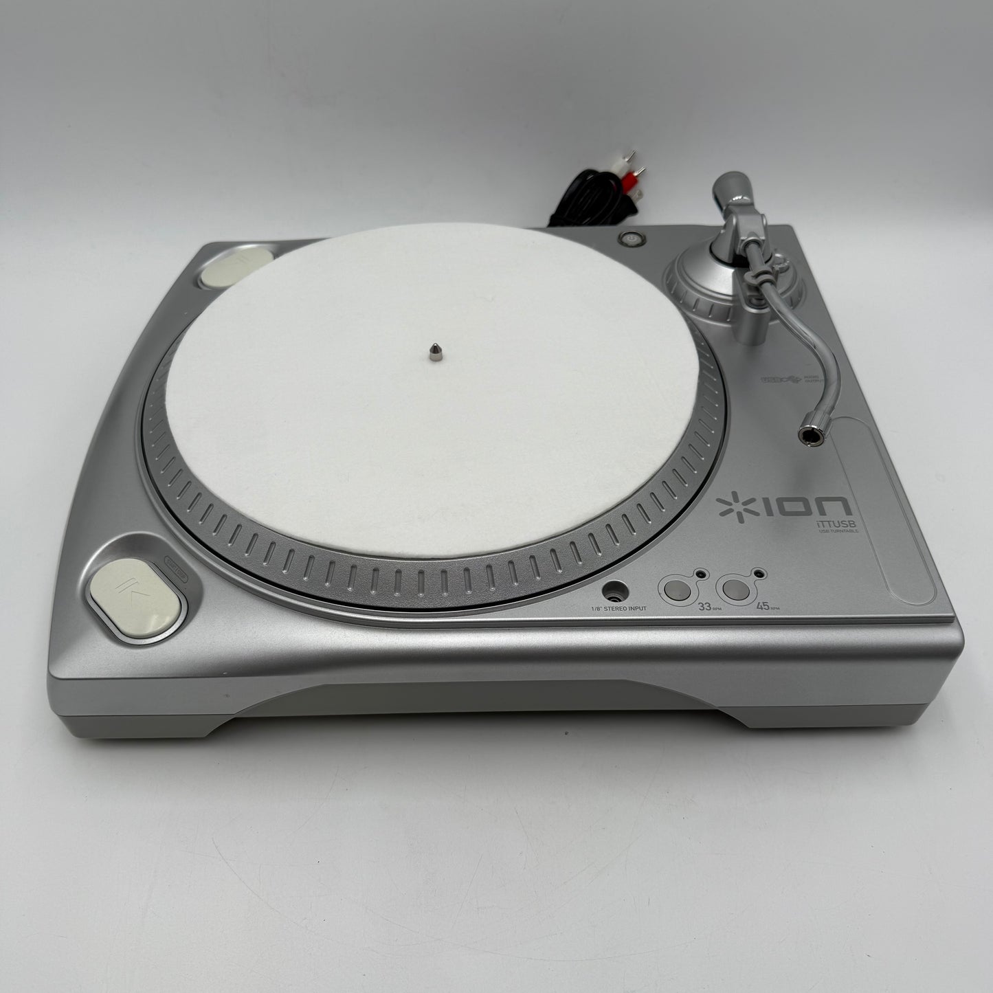 ION USB Turntable, 33 45 RPM Phono - Line Level - USB  Vinyl Archiver Digitizer