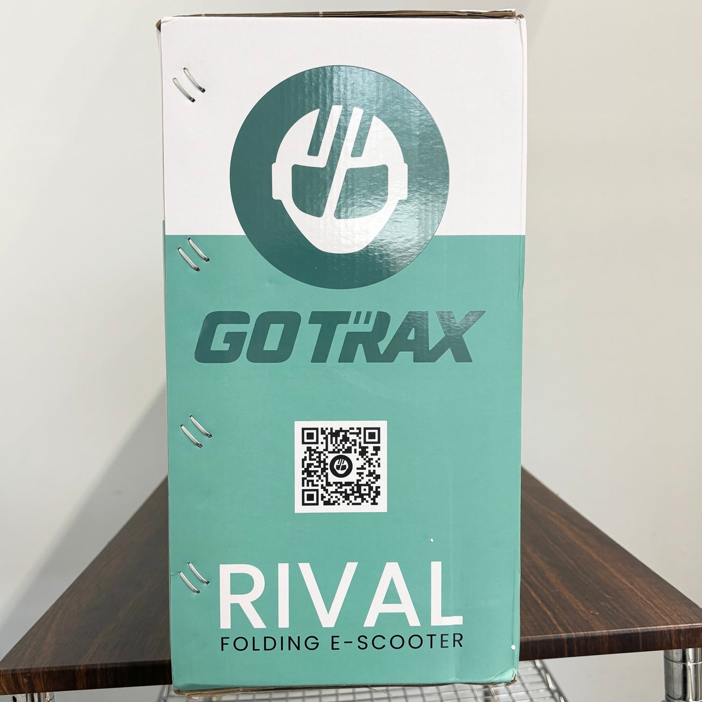New GoTrax Rival GT-RIVAL Black 8.5" LED Light 250W Folding Electric Scooter