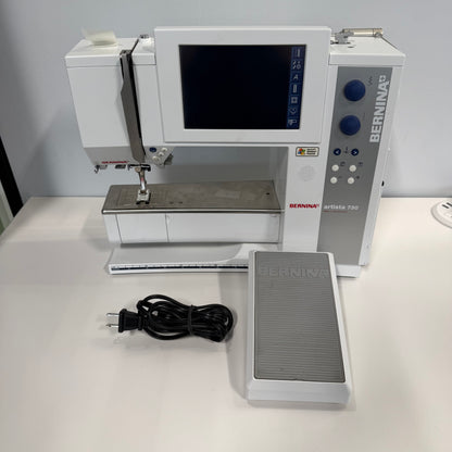 Bernina Artista 730E Sewing and Embroidery Machine Tested Working W Foot Pedal