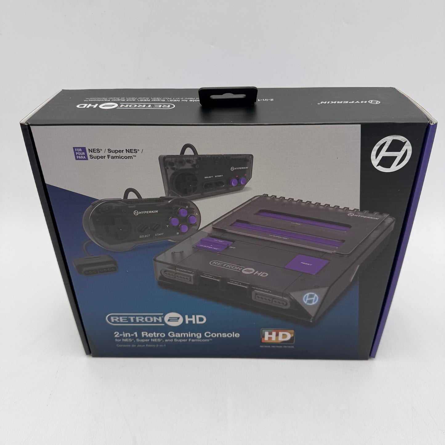 New Hyperkin Retron 2 Black HD Gaming Console System M02888-SB