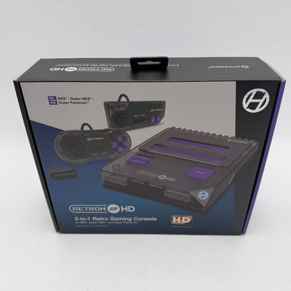 New Hyperkin Retron 2 Black HD Gaming Console System M02888-SB