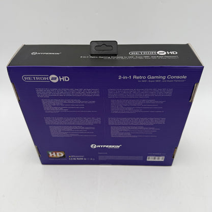New Hyperkin Retron 2 Black HD Gaming Console System M02888-SB
