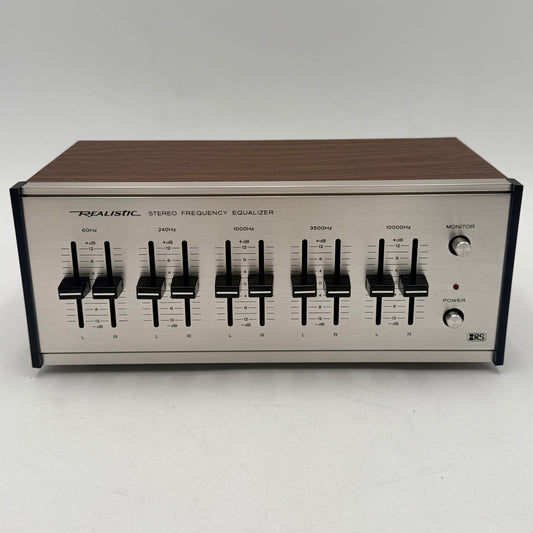 Realistic 31-1987 NA NA 2 Channel Equalizer 31-1887 Vintage