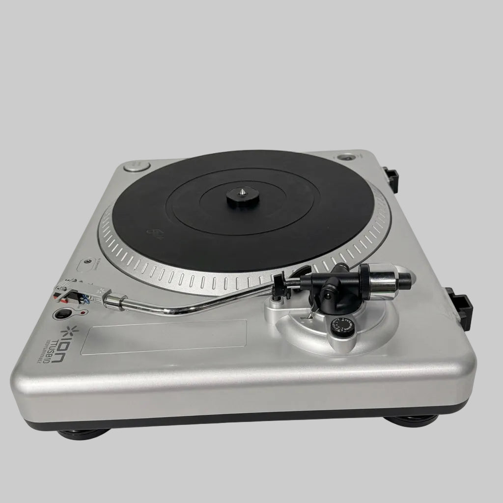 ION USB Turntable Silver TTUSB10 Record Player