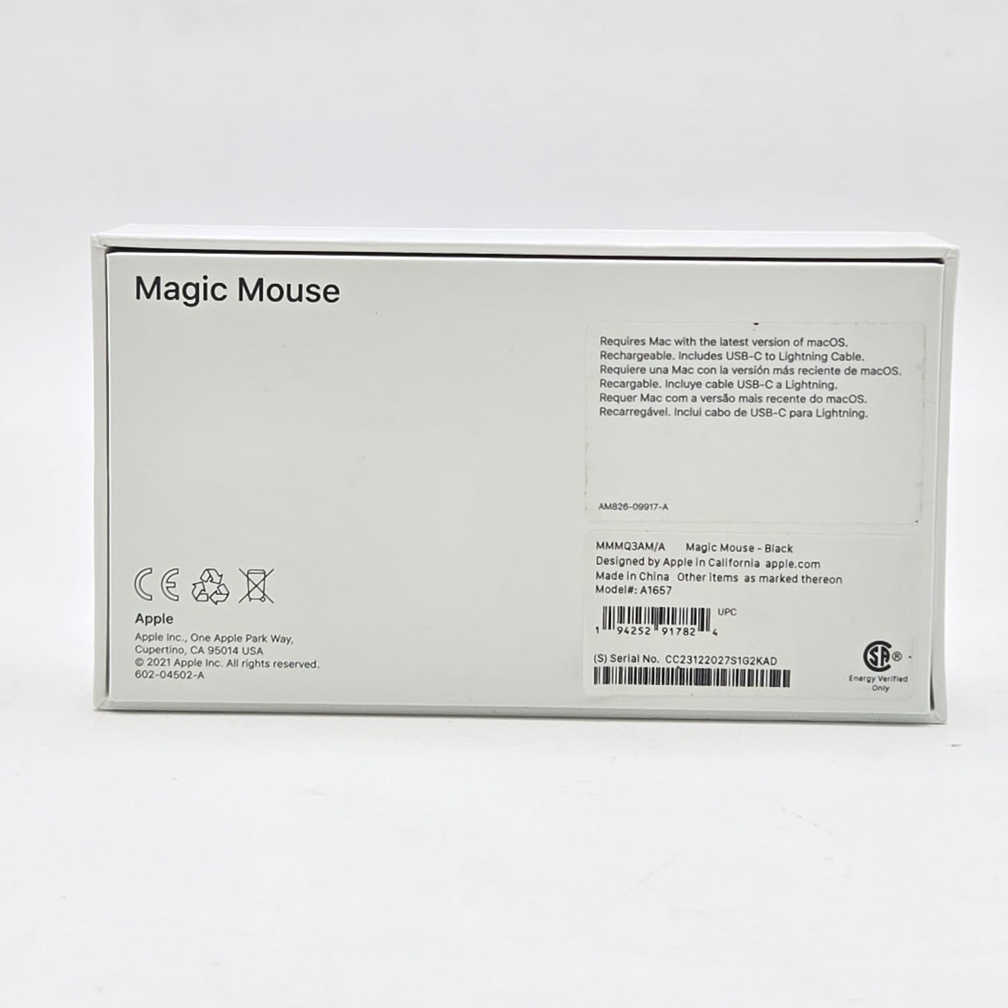 Apple Magic Mouse Black