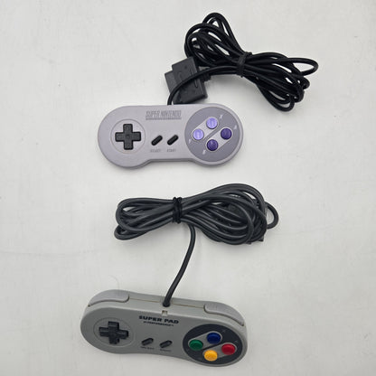 Super Nintendo Entertainment System SNES Video Game Console SNS-001 Gray