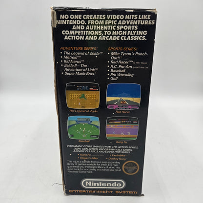 Nintendo Entertainment System NES Action Set NES-001 Gray Complete in Box CIB
