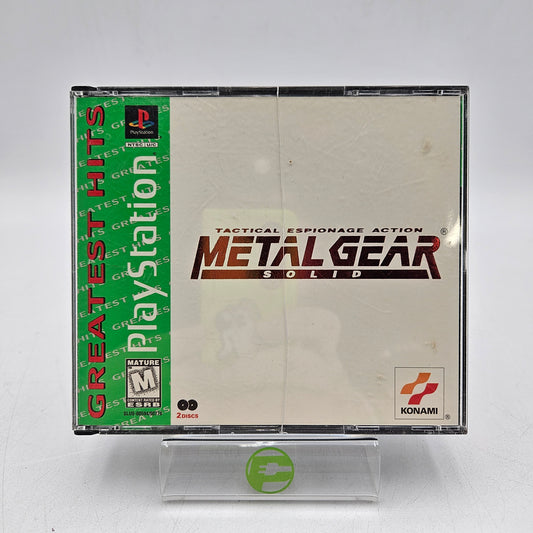 Metal Gear Solid [Greatest Hits] (Sony PlayStation 1 PS1, 1998)
