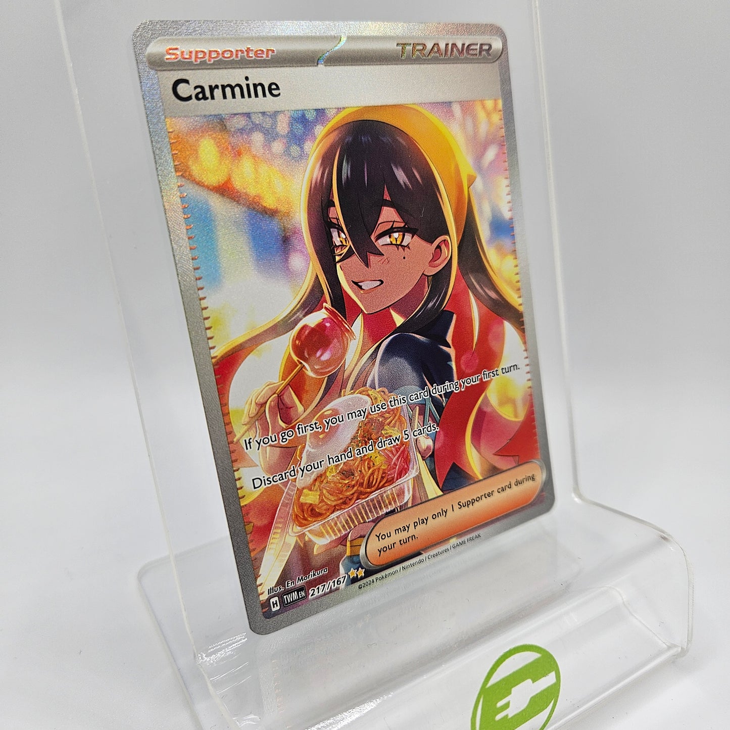 PokémonTCG Carmine 217/167 Trainer Twilight Masquerade Special Illustration Rare