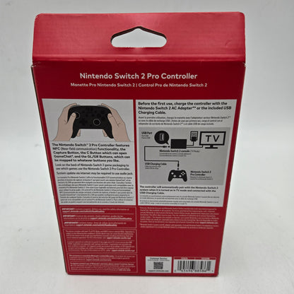 New Nintendo Switch 2 Pro Controller Controller BEEAFSSKA Smoke Black