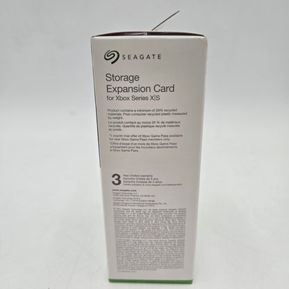 New Sealed Seagate 1TB Storage Expansion Card Black For Xbox Series S|X