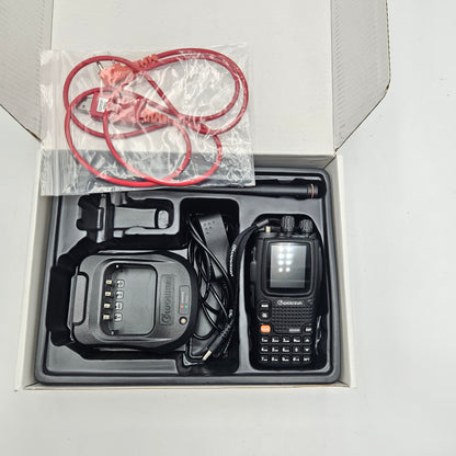 Wouxun KG-UV9P High Powered Dual Band UHF/VHF Amateur 2-Way Radio USB-C Battery and antenas