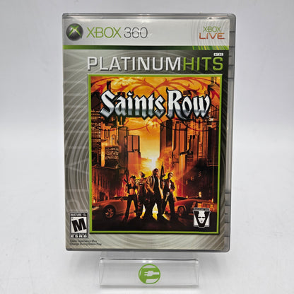 Saints Row [Platinum Hits] (Microsoft Xbox 360, 2006)