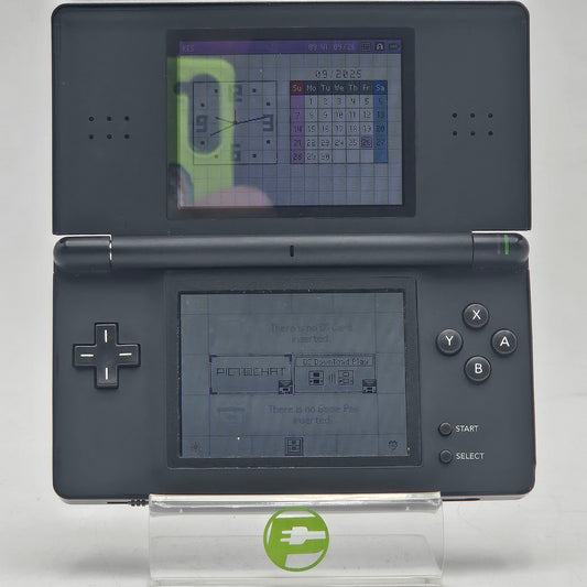 Nintendo DS Lite Handheld Game Console USG-001 Black *Loose Charge Port*
