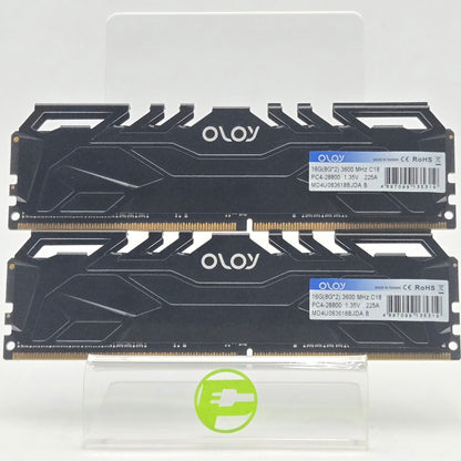 OLOy 16GB (2x8GB) RAM DDR4 3600MHz MD4U083618BJDA B