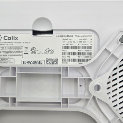 Calix u6t GS5229E New Generation of Wi-Fi 6 100-05921 10