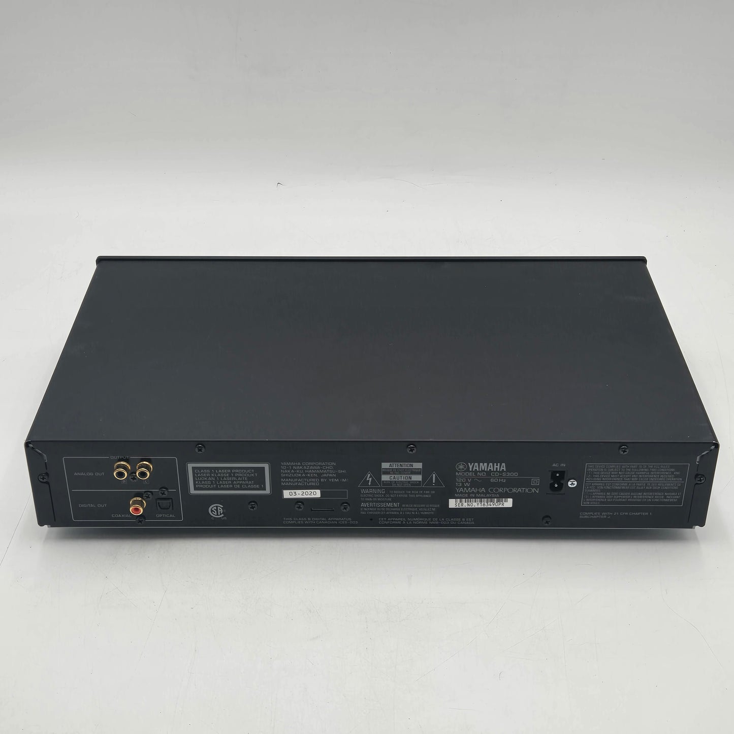 Yamaha CD-S300 Natural Sound Compact Disc Player