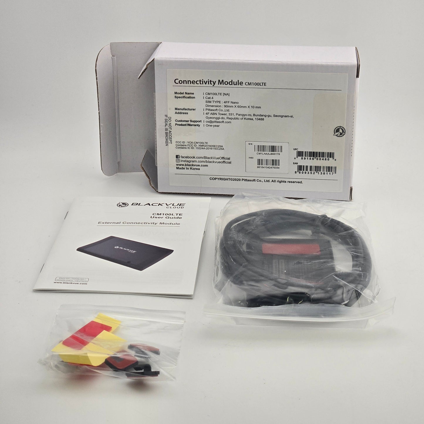 Blackvue Cloud Dash Camera External 4G LTE Cellular Connectivity Module CM100LTE