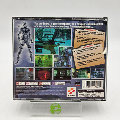 Metal Gear Solid [Greatest Hits] (Sony PlayStation 1 PS1, 1998)