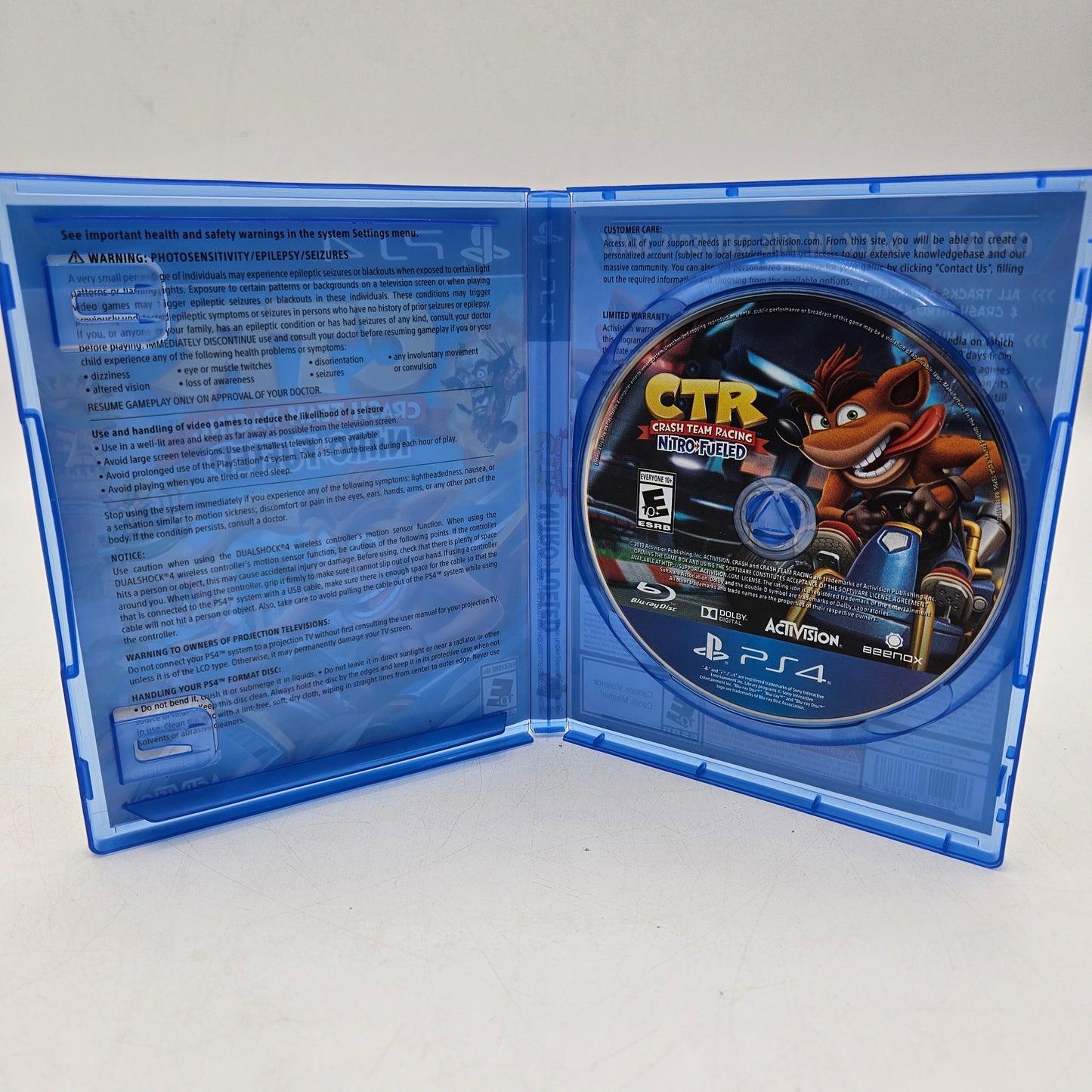 Crash Team Racing: Nitro Fueled (Sony PlayStation 4 PS4, 2019)