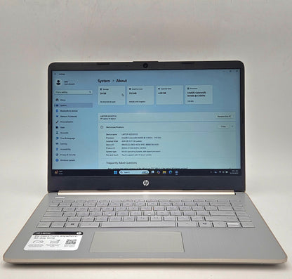 HP Laptop 14-DQ3230NR 14" Celeron N4500 1.10Ghz 4GB RAM 64GB eMMC