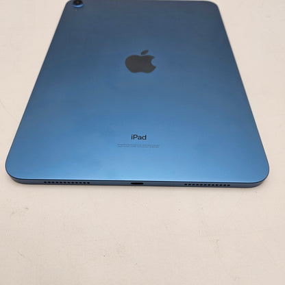 WiFi Only Apple iPad 10th Gen 64GB 13.3.1 BLUE MPQ13LL/A