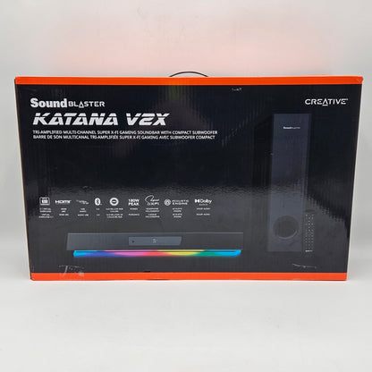 Creative SoundBlaster Katana V2X Multi-Channel Super X-Fi gaming soundbar