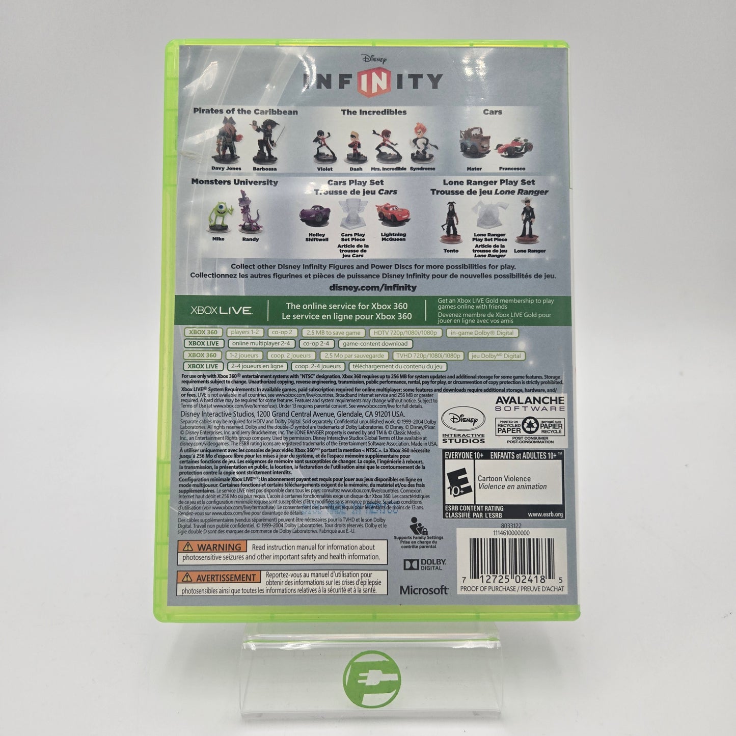 Disney Infinity (Microsoft Xbox 360, 2013)