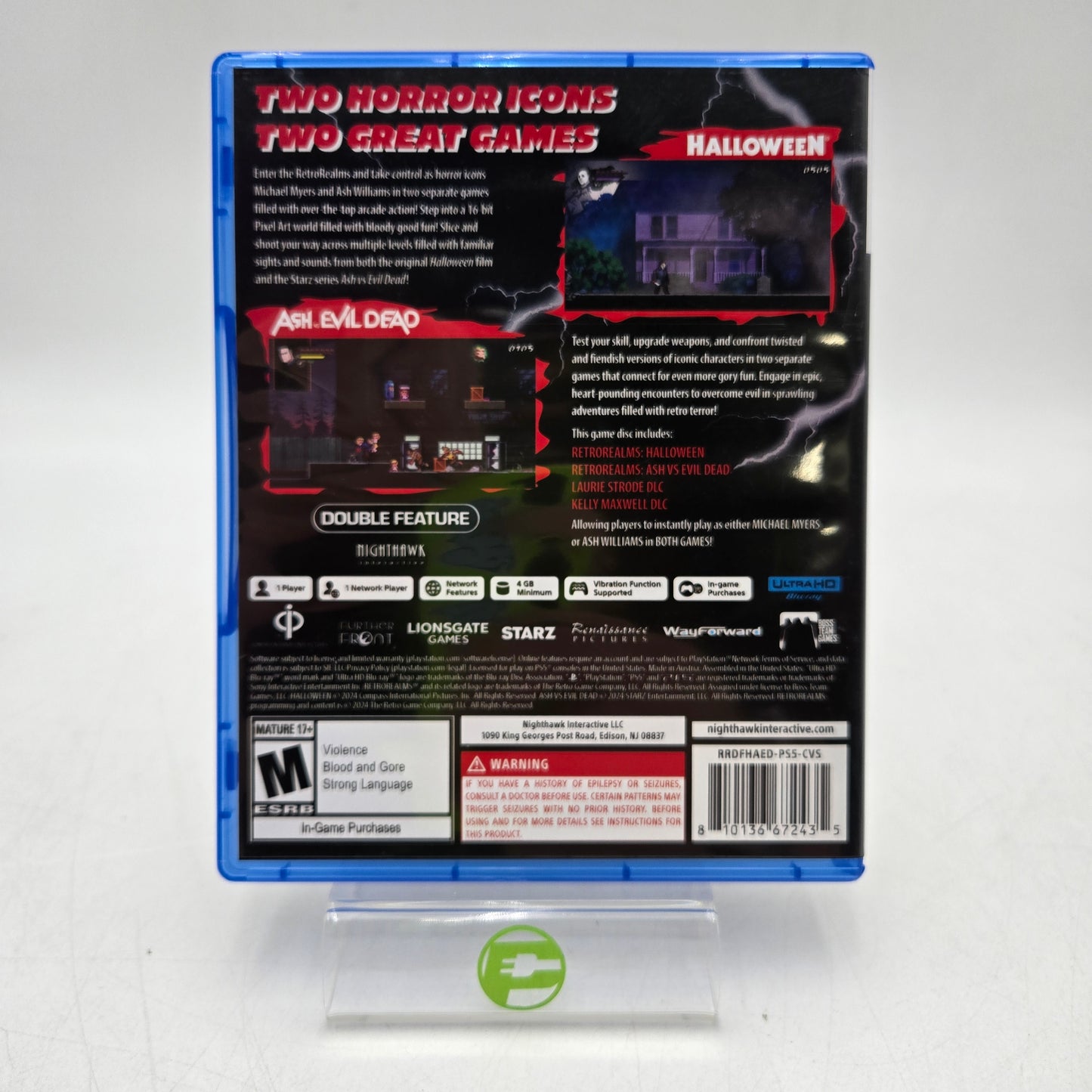 Halloween & Ash Vs Evil Dead RetroRealms Double Feature (Sony PlayStation 5 PS5)