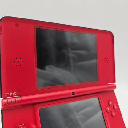 Nintendo DSi XL Handheld Game Console UTL-001 Red Super Mario 25th Anniversary *Loose Charge Port*